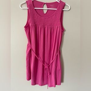 Pink soft maternity tank